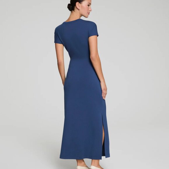 BNWT SPANX® AirEssentials Tie-Waist Maxi Dress, small, black and blue available - Picture 2 of 10